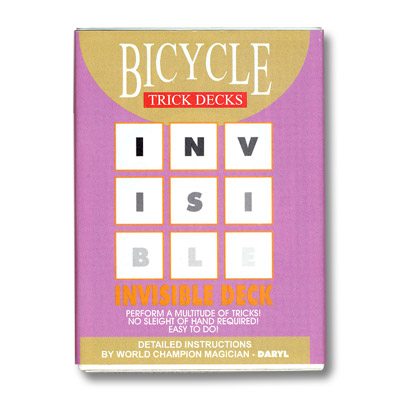 INVISIBLE EVOLUTION BICYCLE BLUE TRICK DECK OF PLAYING CARDS LIMITED USPCC MAGIC 