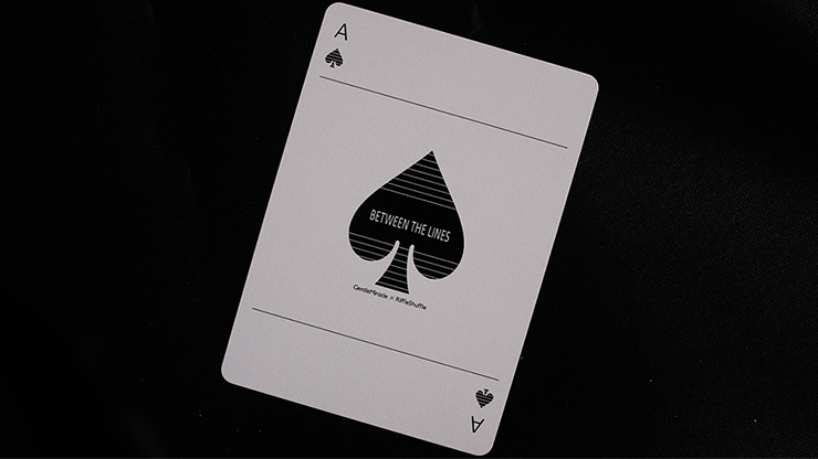 Between the Lines Playing Cards by Riffle Shuffle1