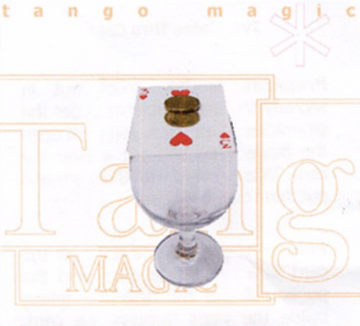 Coin Through Card 2p by Tango Magic