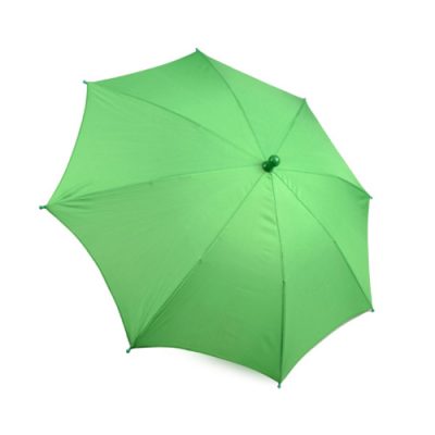 Silk Parasol in Green, 16 Inches.