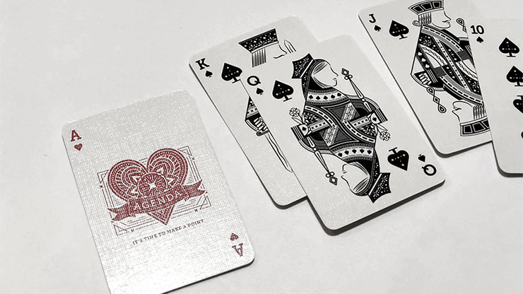 Mini Agenda Playing Cards (White) 5